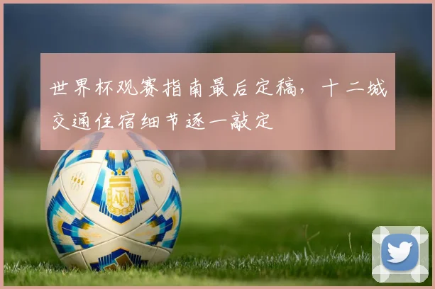 世界杯观赛指南最后定稿，十二城交通住宿细节逐一敲定